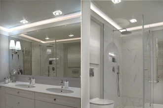 Lighting in the bathroom - appropriate lamps