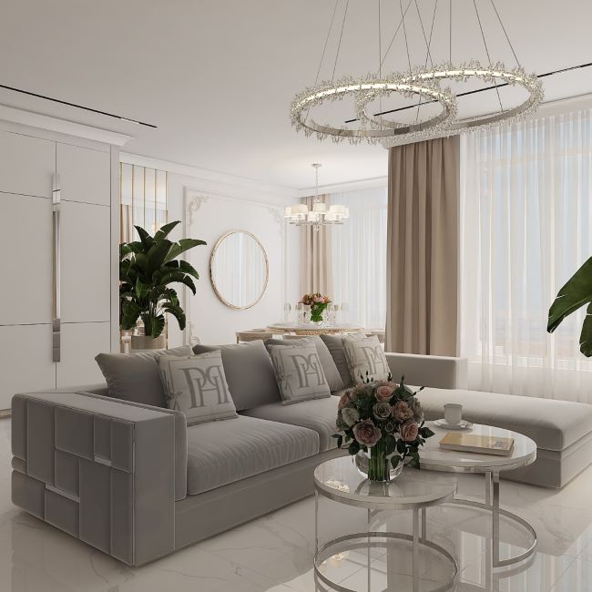 Modern Glamour Living Room – How to Combine Luxury with Minimalism?