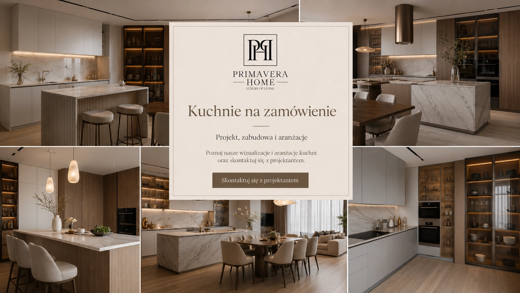 Nowoczesne kuchnie na wymiar – Primavera Home