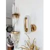 Kinkiet złoty, glamour, nowoczesny, lampa ścienna VALO w pełnym zestawie oświetlenia. Oświetlenie na zamówienie od Primavera Home.