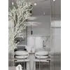 Lampa w czarnym wnętrzu Designerskiej Lampy Wiszącej Plater Czarna Nowoczesna Premium. Aranżacja nowoczesnego wnętrza od Primavera Home.