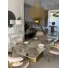 Stół w Stylu Włoskim BELISSIMA pokazany w całym zestawie mebli. Ekspozycja w salonie od Primavera Home.