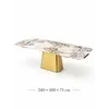 Stół w Stylu Włoskim BELISSIMA widziany z daleka. Ekspozycja w salonie od Primavera Home.