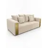 Perspektywa ujęcia sofy, która zdobi eleganckie wnętrze. Meble na zamówienie od Primavera Home.
