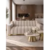 Sofa LONDON Beżowa w aranżacji nowoczesnego wnętrza. Meble na zamówienie od Primavera Home.