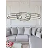 Żyrandol Kryształowy nowoczesny Eclipse Max Srebrny w ekspozycji showroomowej. Oświetlenie od Primavera Home.