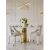 Żyrandol Kryształowy Złoty Dwupoziomowy CRYSTAL L w cieple cienia. Ekspozycja w salonie od Primavera Home.
