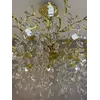 Żyrandol kryształowy złoty QUEEN — aranżacja wnętrza. Primavera Home.