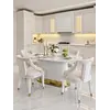 Stół biały złoty nowoczesny ROYAL od Primavera Home