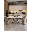Stylowa aranżacja nowoczesnego wnętrza z wykorzystaniem stołu glamour od Primavera Home.