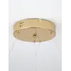 Żyrandol Kryształowy Złoty Ring Nowoczesny CRYSTAL — aranżacja wnętrza. Primavera Home.