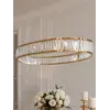 Perspektywa Żyrandola Kryształowego Złotego Ring Nowoczesnego CRYSTAL, doskonała inspiracja do dekoracji wnętrz, od Primavera Home.