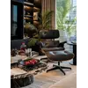 Fotel Lounge z Podnóżkiem w ciekawej aranżacji salonu. Ekspozycja w salonie od Primavera Home.