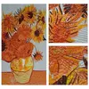 Glass mosaic Van Gogh Sunflowers 