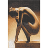 Glass mosaic Lady nacked