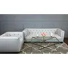 Fotel glamour tapicerowany pikowany chesterfield klasyczny pikowany PAOLA