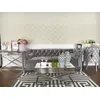 GEOMETRIC RESOURCE New York style geometric wallpaper American style WHITE GREY SILVER SILVER