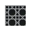 Glass mosaic Vinna Neros white, black