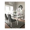Glamour chair PRINCE with knocker for dining room New York modern 