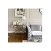 Modern corner sofa for living room, quilted, glamorous, sofa bed, New York QUEEN