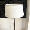 Black or white glamour lampshade MIRLA