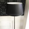 Black or white glamour lampshade MIRLA