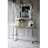 Glamour console marble stainless steel OSKAR SILVER