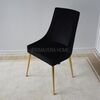 Glamour chair, golden legs MODERN