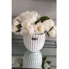 Bouquet of artificial flowers white peonies