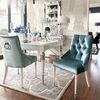 Glamour chair PRINCE with knocker for dining room New York modern 