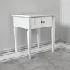 Glamour mirror bedside cabinet for the Diamond white, hamptons style bedroom 59x52x45