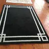 CLASSIC BLACK New York carpet in the glamor style of black and white