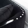 MADONNA modern silver black Stylish glamour New York-style upholstered sofa OUTLET