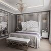 Glamour upholstered bed quilted VALENTINO