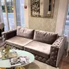 Glamour upholstered sofa, modern QUEEN