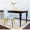 Wooden glamour table for dining room Milano
