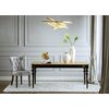 Wooden glamour table for dining room Milano