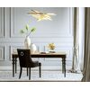 Wooden glamour table for dining room Milano