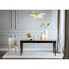 Wooden glamour table for dining room Milano