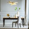 Wooden glamour table for dining room Milano