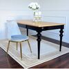 Wooden glamour table for dining room Milano