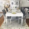 Wooden glamour table for dining room QUEEN