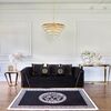 Gold glamor console with marble top RALPH