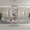 Crystal chandelier Glamour EMPIRE SILVER L 80cm