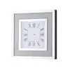 Wall clock PAOLA SILVER diamond mirrored 50x50 silver