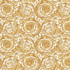 Wallpaper Versace Barocco Flower Gold/Cream Metallic