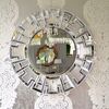 New York style decorative mirror glamour silver ELISE