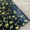 Exclusive luxury wallpaper Versace geometric shades of black with gold flowers