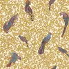 Tapeta glamour Versace Barocco Birds ornament ptaki, złota biała