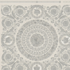Tapeta VERSACE IV Heritage ornament srebrny na białym tle